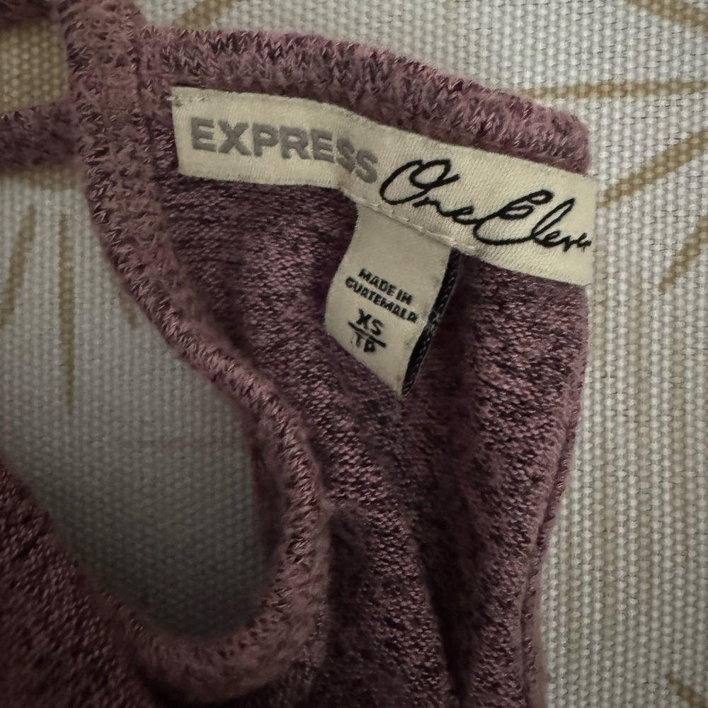 Express Heathered Mauve Camisole Top - Picture 5 of 5